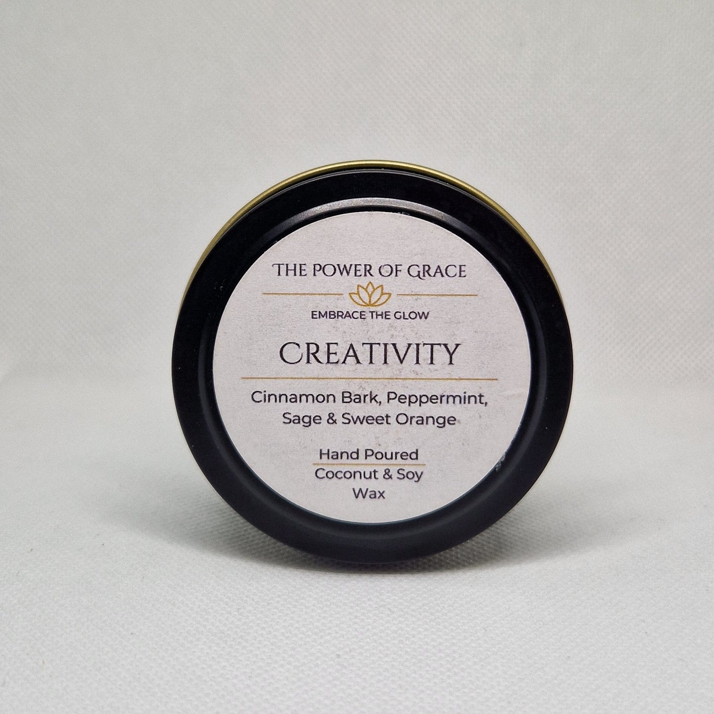 Creativity 4oz Tin Candle