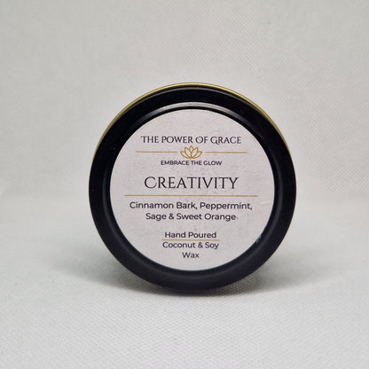 Creativity 4oz Tin Candle