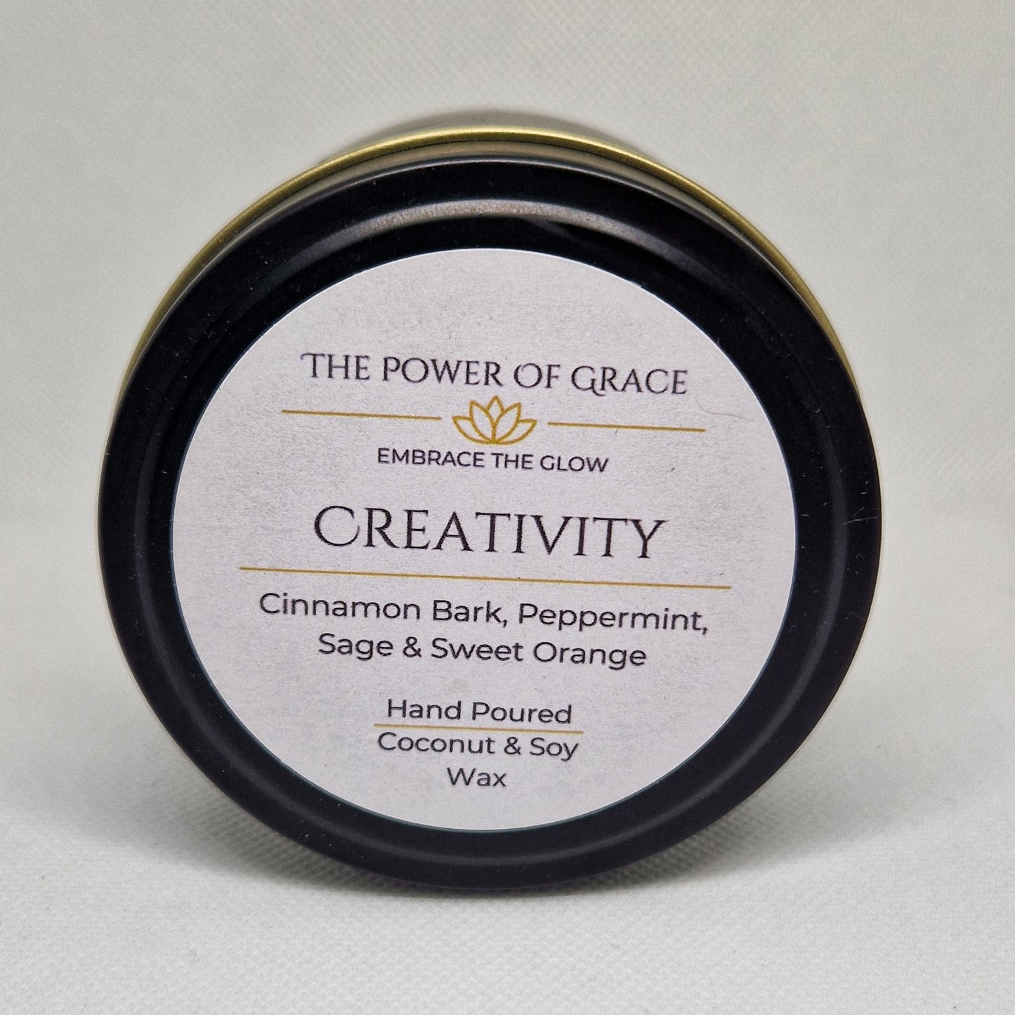 Creativity 8oz Tin Candle