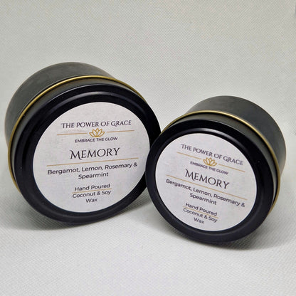 Memory 8oz Tin Candle