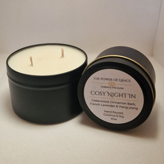 Cosy Night In 8oz Tin Candle